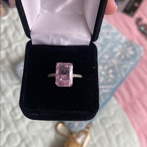 Elegant Pink Gemstone Ring